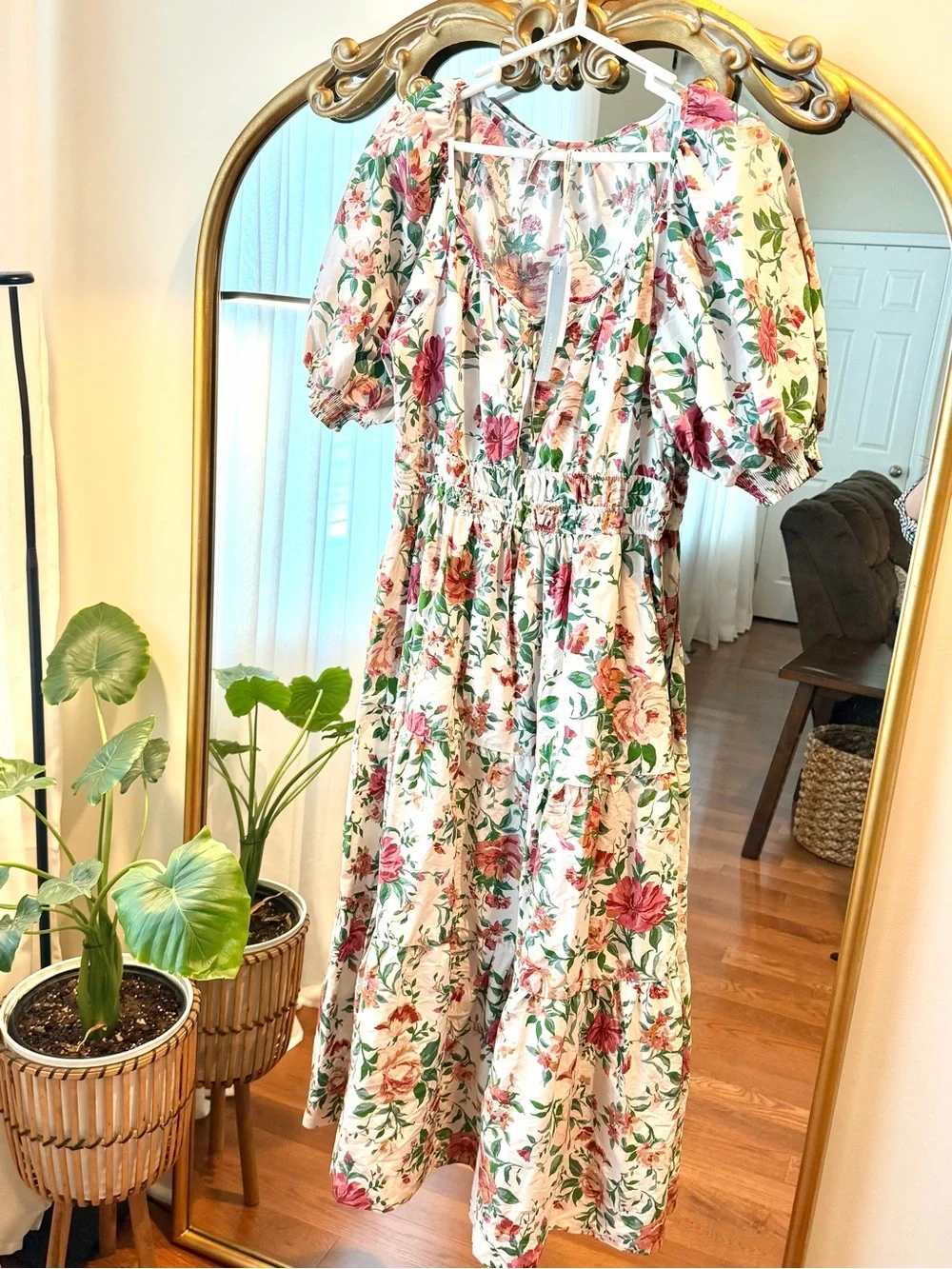 Anthropologie Somerset Puff Sleeve Maxi Dress - Picture 3 of 5